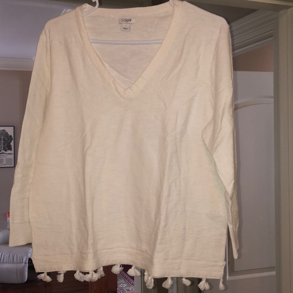V neck JCrew sweater